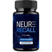 Neuro Recall Advanced Brain Support Pills Formula Supplement NeuroRecall Capsules 1 Pack