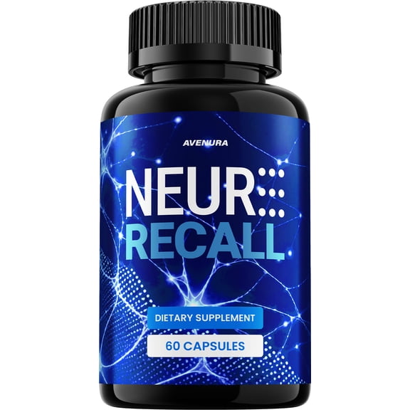 Neuro Recall Capsules – NeuroRecall Pills Advanced Formula Memory and Focus Support, 1 Pack