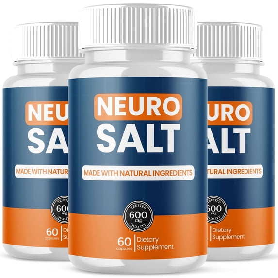 Neuro Salt Advanced Formula Brain Support Pills Maximum Strength Supplement NeuroSalt 180 Capsules