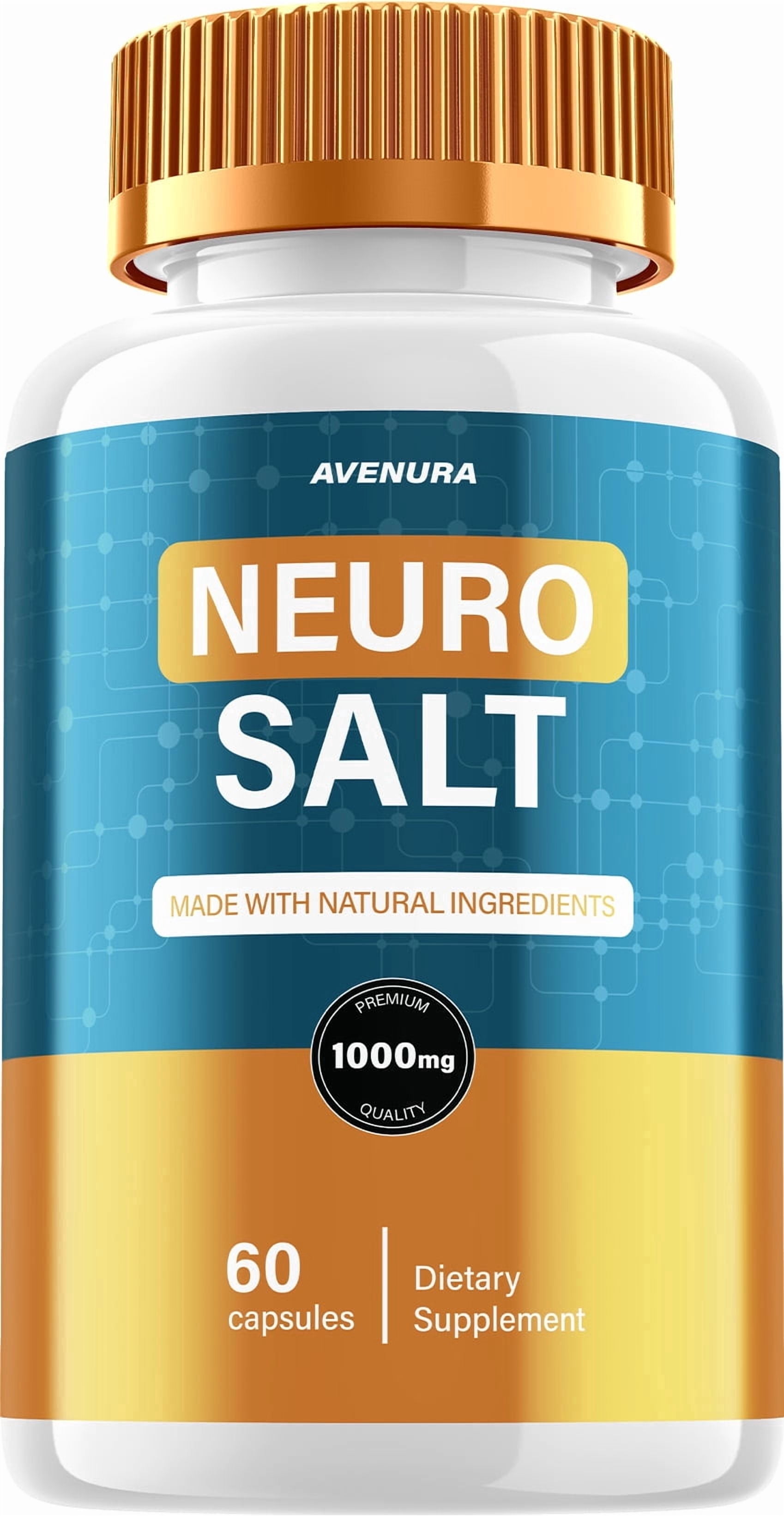 Neurosave Powder Neuro Salt Capsules – NeuroSalt Natural Blend Memory Focus Support ...
