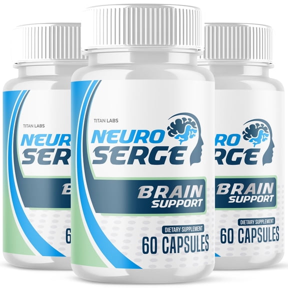 Neuro Serge Advanced Brain Support Formula Supplement NeuroSerge 180 Capsules