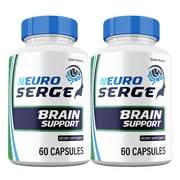 Neuro Serge Capsules, Advanced Maximum Strength Pills Cognitive and Brain, NeuroSerge Supplement for Clarity and Health 2 Pack
