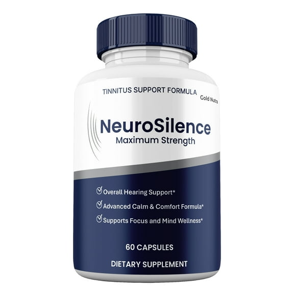 Neuro Silence Supplement Capsules, Hearing and Ear Health, NeuroSilence Pills, All Natural Formula (1 Pack)