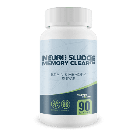 Neuro Sludge Memory Clear - Our Best Long & Short Term Memory Supplements - Memory Brain Support Supplement - Brain Booster Supplement for Focus Memory Clarity Energy - Neuro Serge Supplement