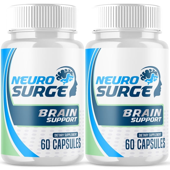 Neuro Surge Advanced Formula Brain Support Pills Maximum Strength Supplement NeuroSurge 120 Capsules