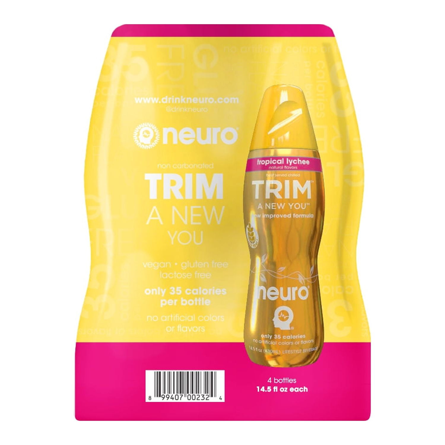 Neuro TRIM a New You Drink, Tropical Lychee, 14.5 Fl Oz, 4 Count