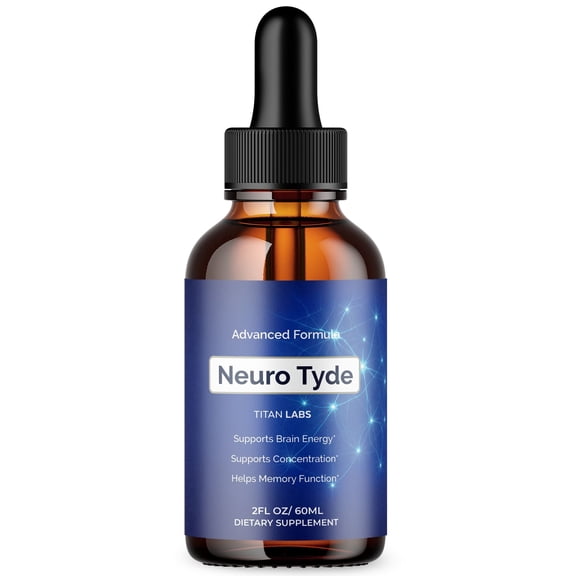 Neuro Tyde Drops Advanced Formula Brain Support Supplement NeuroTyde 30 Servings