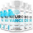 thumbnail image 1 of Neuro Vance Advanced Formula Brain Support Pills Maximum Strength Supplement NeuroVance 300 Capsules, 1 of 9