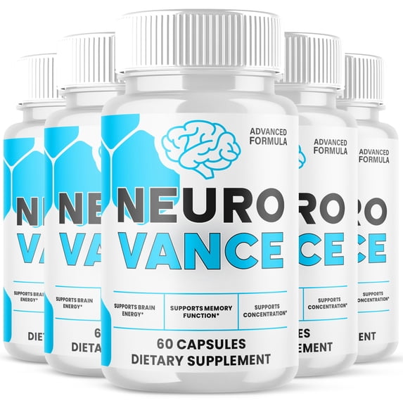 Neuro Vance Advanced Formula Brain Support Pills Maximum Strength Supplement NeuroVance 300 Capsules