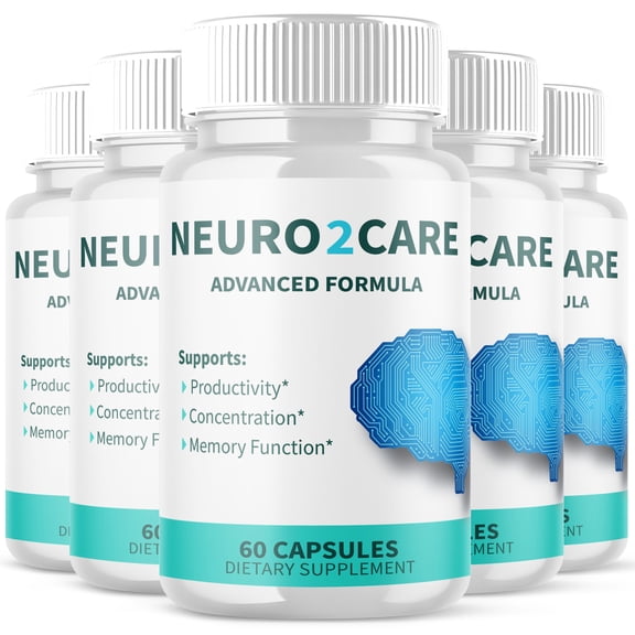 Neuro2Care Advanced Formula Brain Support Pills Maximum Strength Supplement Neuro 2 Care 300 Capsules
