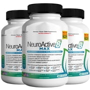 NeuroActive 8 Max Brain Support Supplement, Extra Strength Formula, Memory & Focus Support