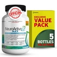 thumbnail image 1 of NeuroActive 8 Max Brain Support Supplement, Extra Strength Formula, Memory & Focus Support, 1 of 5