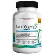 NeuroActive 8 Max Brain Support Supplement, Extra Strength Formula, Memory & Focus Support, 60 Capsules