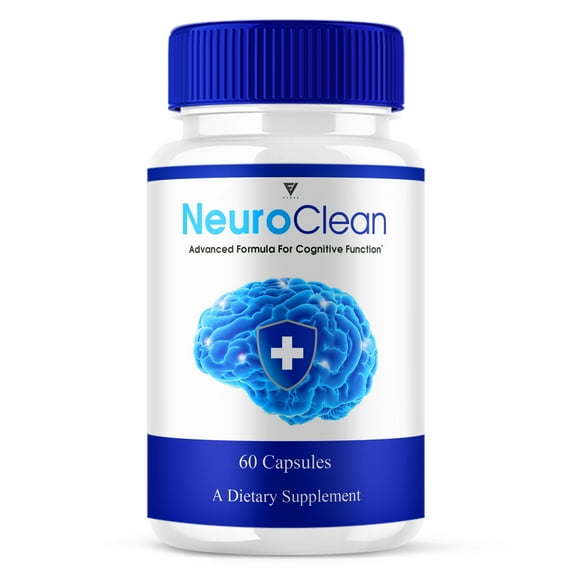 NeuroClean Advanced Nerve and Nootropic Capsules, Neuro Clean Maximum Strength Formula for Cognitive Function and Overall Health (60 Capsules)