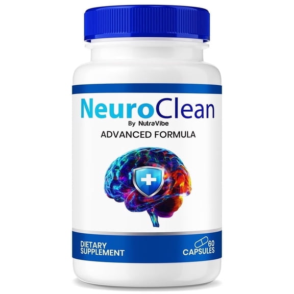 NeuroClean Capsules Clean Daily Formula with Ingredients to Help Support Concentration, Cognitive Recall & Everyday Focus | Just 2 Easy-to-Swallow Pills a Day (60 Capsules)