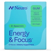NeuroGum Energy & Focus Spearmint 6pc