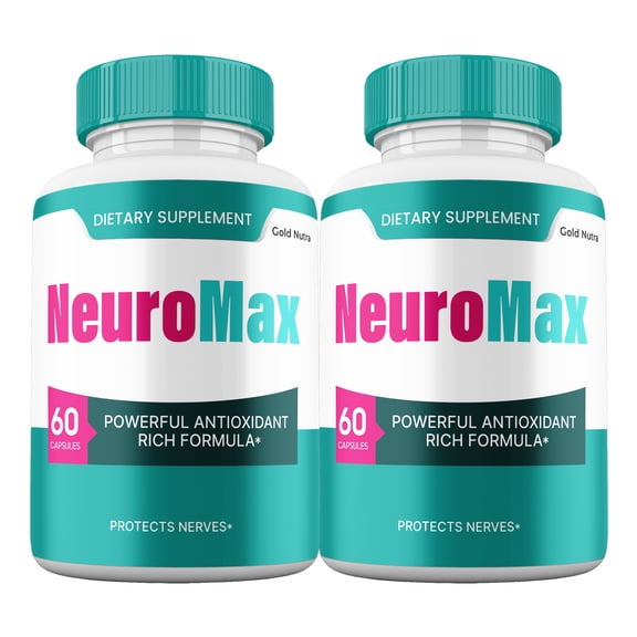 NeuroMax Capsules, Advanced Maximum Strength Cognitive Pills, Neuro Max Supplement for Brain Health(2 Pack)