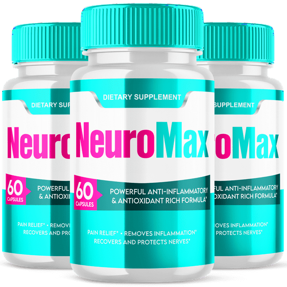 NeuroMax Nootropic Pills Natural Formula Brain Supplement 180 Capsules