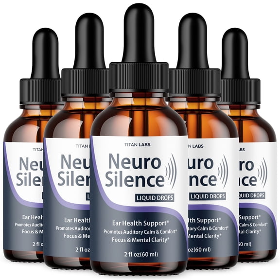 NeuroSilence Ear Health Support Drops Natural Formula Healthy Hearing Supplement Neuro Silence 150 Servings