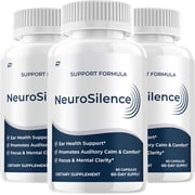 NeuroSilence Supplement Capsules   Neuro Silence Natural Blend Memory Focus, 3 Pack, 180 Capsules