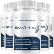 NeuroSilence Supplement Capsules   Neuro Silence Natural Blend Memory Focus, 5 Pack, 300 Capsules