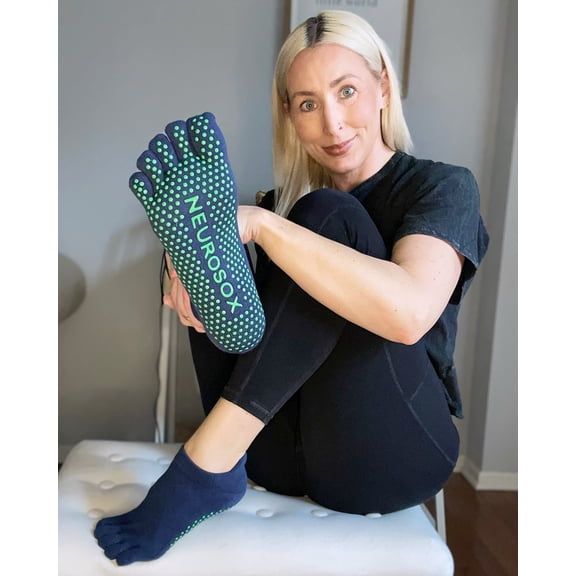 NeuroSox Five Toe Grip Sock