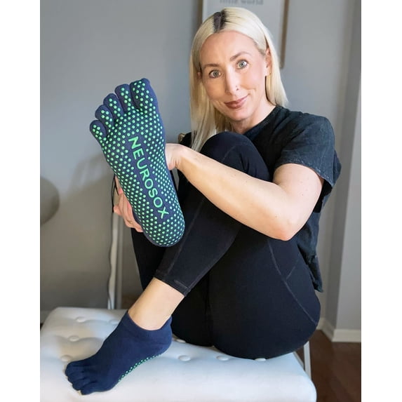 NeuroSox Five Toe Grip Sock