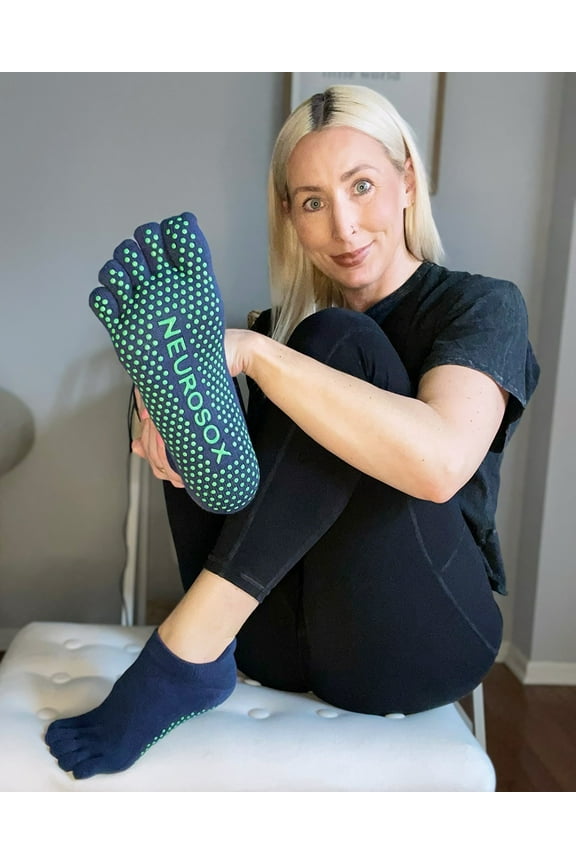 NeuroSox Five Toe Grip Sock