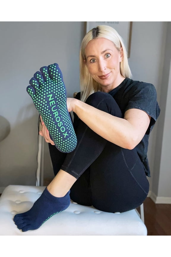 NeuroSox Five Toe Grip Sock