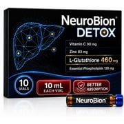 Neurobion Detox Liposomal Glutathione Liquid Essential Phospholipids Supplement Antioxidants Immune System 10 Vials