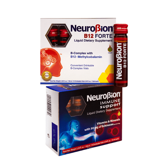Neurobion Immune+ B12 Forte (10 Drinkable Vials)10ml-Dietary Supplement-Improves Metabolism
