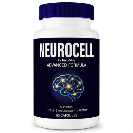 Neurocell Pills – Daily Formula with a Natural Blend to Help Maintain Focus, Memory & Concentration | Clean, Gentle, Easy-to-Swallow Capsules for Everyday Sharpness (60 Capsules)