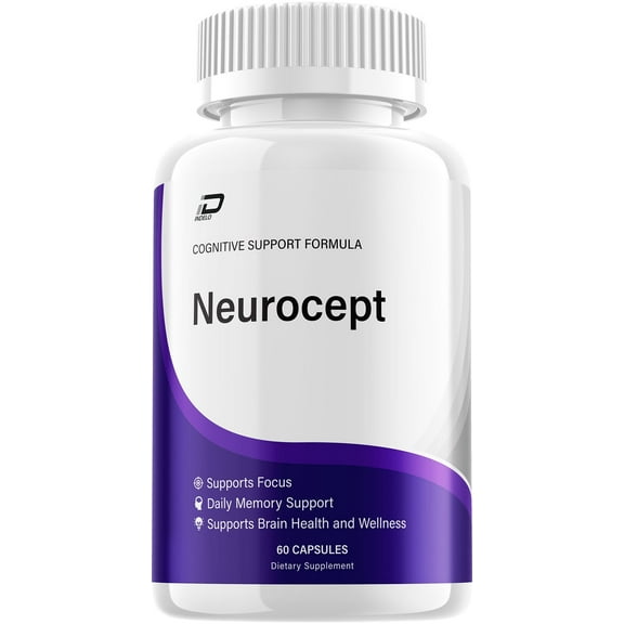 Neurocept Supplement Capsules – Neurocept Natural Blend Memory Focus Pills, 1 Pack, 60 Capsules