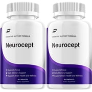 Neurocept Supplement Capsules   Neurocept Natural Blend Memory Focus Pills, 2 Pack, 120 Capsules
