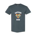 thumbnail image 1 of Neurodiversity Awareness Gift For A Proud Autism Dad Of Children Unisex T-Shirt, up to size 5XL, 1 of 2