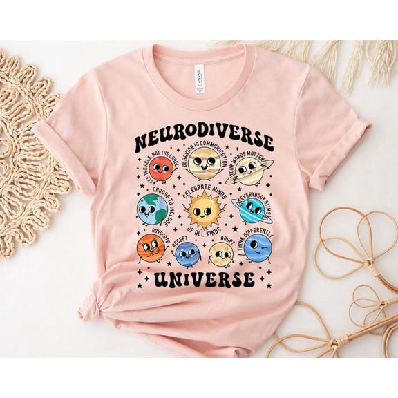 Neurodiversity Awareness : Inclusive Planet Clipart ( SWEATSHIRT All Size S-5XL