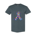 thumbnail image 1 of Neurodiversity Awareness Puzzle Ribbon For Autism Pride Gift Unisex T-Shirt, up to size 5XL, 1 of 2