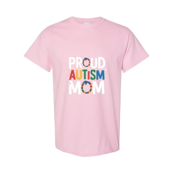 Neurodiversity Awareness Support Gift For A Proud Autism Mom Unisex T-Shirt, up to size 5XL