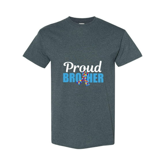 Neurodiversity Family Support For A Proud Autism Brother Life Unisex T-Shirt, up to size 5XL