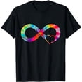 thumbnail image 1 of Neurodiversity Heart Infinity Sign Autism Awareness Month T-Shirt, 1 of 5