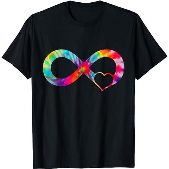 Neurodiversity Heart Infinity Sign Autism Awareness Month T-Shirt