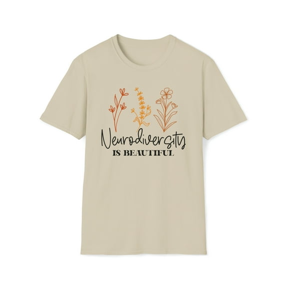 Neurodiversity Is Beautiful, Gildan Unisex T-Shirt, Graphic Tee, S-3XL