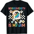thumbnail image 1 of Neurodiversity Is My Jam T-Shirt, Retro Inclusion Autism Awareness Shirt, 1 of 4
