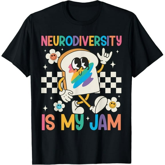 Neurodiversity Is My Jam T-Shirt, Retro Inclusion Autism Awareness Shirt
