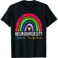 thumbnail image 1 of Neurodiversity Shirt Autism Spectrum ASD ADHD Rainbow Boho T-Shirt, 1 of 4
