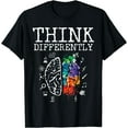 thumbnail image 1 of Neurodiversity Shirt - Think Differently ADHD Autism Tshirt, 1 of 3