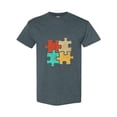 thumbnail image 1 of Neurodiversity Supporter Awareness For A Proud Autism Mom Dad Unisex T-Shirt, up to size 5XL, 1 of 2