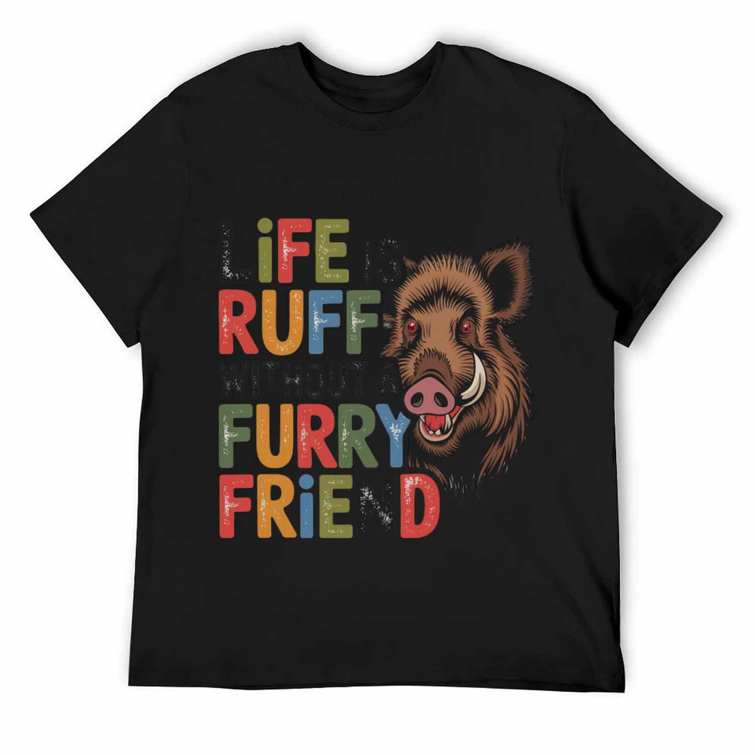 Without Ruff Neurodiversity Symbol Rainbow Infinity Life Is Ruff Without A Furry ...