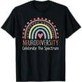 thumbnail image 1 of Neurodiversity celebrate the spectrum Brain Autism Awareness T-Shirt, 1 of 4