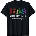thumbnail image 1 of Neurodiversity is Beautiful Autism Awareness Men Women T-Shirt, 1 of 5